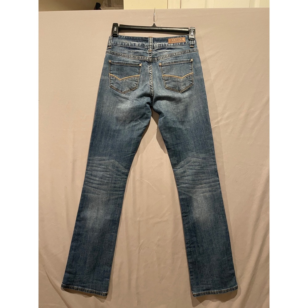 Rock & Roll Denim Boyfriend Womens Bootcut Jeans Western 25x36(actual 34.5) - Picture 2 of 10